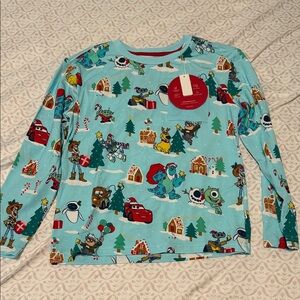 Little sleepies kids Disney Pixar Christmas shirt